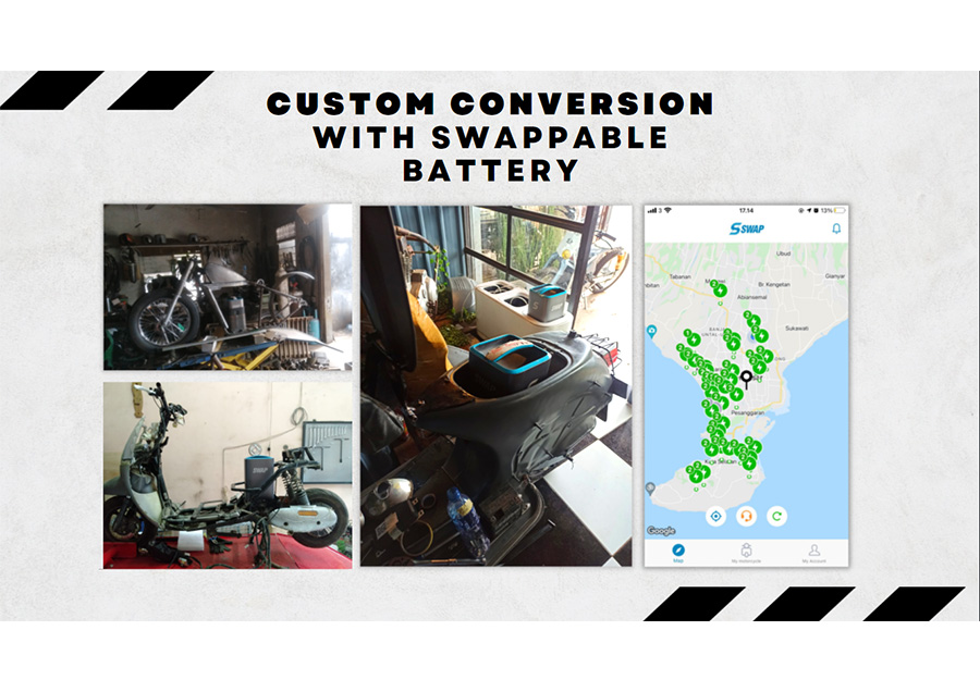 Custom EV Conversion with Swappable Battery